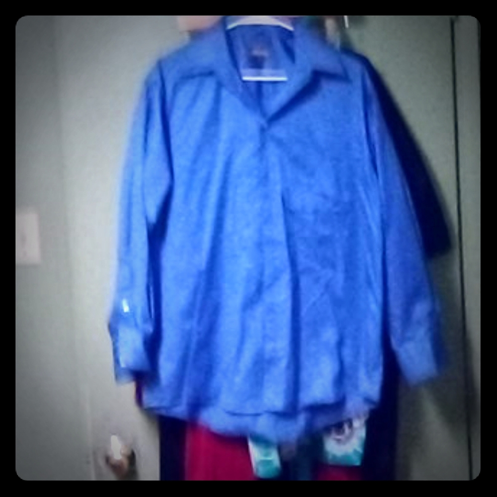 Blue dress shirt